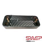 Plaka Eşanjör Swep 10 Plaka Eco5 Luna5 Aırfel Warmhouse Yenı Nesıl Enerjı Verımlı 160Mm