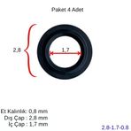Plakalı Eşanjör Oring Conta Seti (4 Ad.) 28*17*0,8