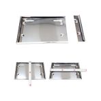 Plakalik Motorsiklet Paslanmaz Krom (adet) 15cmx25cm