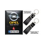 Plakanıza Özel Opel Logolu Siyah Ruhsat Kabı Ve Anahtarlık