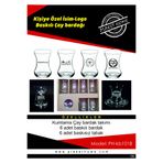 Plaket Home Kişiye özel çay bardağı- Logo yada isim yazılı kumlama