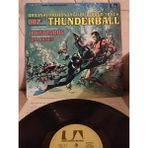 Plakperest 007 James Bond -Thunderball - 1976 Nadir Japonya Basım Lp Albüm Plak 2.el