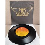 Plakperest Aerosmith – Draw The Line - 1977 Ingiltere Basım 45 Lik Plak