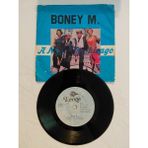 Plakperest Cherry Laine – A Night In Chicago / Boney M.- 1978 Türkiye Basım 45 Lik Plak-2.el