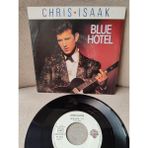 Plakperest Chrıs Isaak - Blue Hotel - 1987 Fransa Basım Nadir 45 Lik Plak 2. El