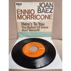 Plakperest Joan Baez With Ennio Morricone – Here’s To You - 1971 Almanya Basım 45 Lik Plak