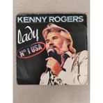 Plakperest Kenny Rogers - Lady - 1980 Fransa Basım 45 Lik Plak