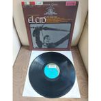 Plakperest Miklós Rózsa – El Cid Original Soundtrack - 1961 Ingiltere Basım Albüm 33 Lük Plak Lp