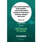 Plan Your Live! Motivation of Action, Planner, Gratitude Journal, Undated Big Planner with Extension - Notes, Daily, Weekly and Monthly Planner, ... of Home, Office, Studies and Life