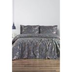 Plane 3 Parça Çift Kişilik Pike Takımı 230X250 Mavi