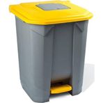 Planet 50 lt Sarı Kapak Çöp Kovası