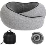 Planet Ortopedik Seyahat Yastığı %100 Ortopedik Visko Spiral Boyun Destekli Ergonomik Tasarım