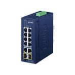 Planet Pl-ıfgs-1222tf 8 Port 100mbps 4 Port Sfp Industrial Ethernet Switch