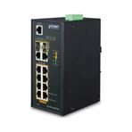Planet PL-IGS-4215-8P2T2S 8 Port Gigabit PoE+ 2 Port 10-100T 2 Port SFP 240 W PoE Endüstriyel PoE Switch