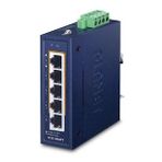 Planet PL-LGS-504PT Compact Industrial 4-Port 10/100/1000T 802.3At Poe + 1-Port 10/100/1000T Ethernet Switch (-40~75 Degrees C)