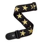 Planet Waves 20T05 Gold Star Dokuma Gitar Askısı (Başlangıç/Orta Seviye) | 50mm Genişlik, Ayarlanabilir Uzunluk ve Şık Y