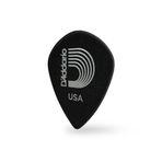 Planet Waves 3DBK2-25 Black Ice İnce (Light) Jazz Tipi Gitar Penası (25'li Paket - Profesyonel) | Küçük Jazz Formu, Hızl