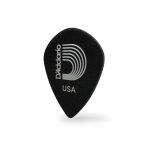 Planet Waves 3Dbk2-25 Black Ice İnce (Light) Jazz Tipi Gitar Penası (25'Li Paket - Profesyonel) | Küçük Jazz Formu, Hızlı Çalım İçin Özel