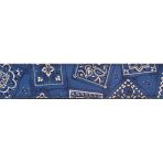 Planet Waves 50G03 Gitar Askısı Mavi Bandana (5 Cm) | Paisley Desen - Klasik Rock - Şık