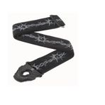 Planet Waves 50PLA04 Planet Lock Kilitli Gitar Askısı - Dikenli Tel (Profesyonel) | Barbed Wire Deseni, Patentli Emniyet