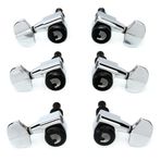 Planet Waves PWAT331L Auto-Trim Kilitli Akustik Gitar Burgu Seti - 3+3 Krom (Profesyonel) | Otomatik Tel Kesme Özelliği,