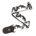 Planet Waves T20w1500 Woven Gitar Askısı - Dragon Tattoo (Aksesuar) | Ejderha Dövmesi Temalı Özel Dokuma, Sanatsal Tasarım, Güçlendirilmiş Di