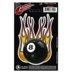 PlanetWaves GT77109 Flame 8 Ball Gitar Stickerı