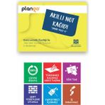 Plango SARI - Elektrostatik Akıllı Not Kağıdı Yapışkansız Post-it 7x10cm - 50 Sayfa -