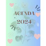 Planificador agenda mensual, semanal 8.5" x 11" para el 2024. Azul: : Este planificador de ayudará a mantenerte organizada y productiva durante todo ... semanales, metas y notas. 102 páginas.