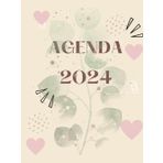 Planificador agenda mensual y semanal laminado 8.5" x 11" para el 2024: Este planificador te ayudará a mantenerte organizada y productiva durante todo ... y semanales, metas y notas. 102 paginas.