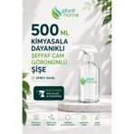 plant-home 00 ML Sprey Şişe - Kimyasala Dayanıklı Şeffaf Cam Görünümlü Boş Sprey Şişesi | Bitki Sulama, Temizlik ve Dezenfektan Kullanımı