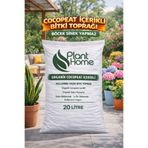 plant-home Cocopeat İçerikli Bitki Toprağı 20 Litre – Perlit - 5-15 Kırmızı Ponza Katkılı Salon Bitkisi Toprağı