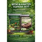 Plant Home Power Mix Bitki ve Kaktüs Toprağı Seti 10 L | Organik Cocopeatli | Salon Bitkileri ve Kaktüsler İçin
