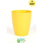 Plant Home Power Mix Dekoratif Sarı Orkide Saksısı - 4 Adet Set Fiyatlı -12 Pot Üretim Saksısına Uygun Kaliteli Ürün