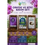 Plant Home Power Mix İthal Çam Kabuğu, Kil Bilyesi ve Coco Husk İçeren Profesyonel Orkide Toprağı Değişim Seti