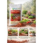 Plant Home Power Mix Kırmızı Pomza 10 Litre (5-15 mm) – Bitki Toprağı Drenaj Taşı | Saksı, Peyzaj ve Bahçe Kullanımı |