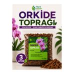Plant Home Power Mix Plant Home Orkide Toprağı 3 Litre – Cococips ve Çam Kabuğu Karışımı Profesyonel Orkide Toprağı