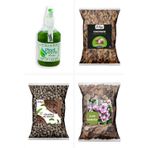 Planthome Powermix Orkide Bakım Seti 4’Lü - Çam Kabuğu - Kil Bilyesi - Coco Husk
