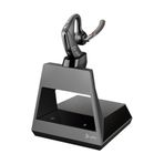 Plantronics Bluetooth Mono Kulaklık 'Voyager 5200 Office', WindSmart Teknolojisi, Adaptif Mikrofonlar, IPX4, Sesli Kontrol Tuşu, NFC, USB A Şarj İstasyonu, Siyah, Tek Boy