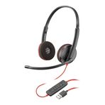 Plantronics Stereo USB Kulaklık 'Blackwire C3220', Siyah