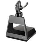 Plantronics Voyager 5200 Office (poli) kablosuz Bluetooth kulaklık, aktif gürültü önleme, WindSmart teknolojisi, SoundGuard, Mobil/Telefon/PC/Mac, takımlar (sertifikalı), yakınlaştırma ve daha fazlası