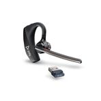 Plantronics Voyager 5200 UC Kablosuz Kulaklık ve Şarj İstasyonu (Poly) - Tek Kulak Bluetooth Kulaklık (Mono) Gürültü Önleyici Mikrofonlu - Bluetooth üzerinden Cep Telefonu/Mac/PC ile Bağlantı