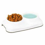 Plastart 0,4 lt 29,5x17,5x7 cm Kedi Köpek İkili Mama Kabı