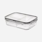 Plastart 3 Bölmeli Fresh Box Dikdörtgen Saklama Kabı