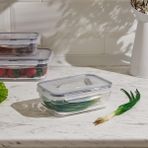 Plastart Fresh Box Kare 1000 ml Saklama Kabı
