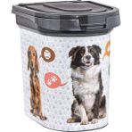 Plastart Pet Plastart 33 Lt. Kürek Hediyeli Mama Kovası - Bej