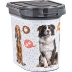 Plastart Pet Plastart 33 Lt. + Kürek Mama Kovası - Kahverengi