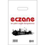 plasteks Eczane Poşeti Recaycle El Geçme Küçük Boy 17 x 25 cm - 1 Kg'lık Paket