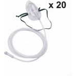 Plasti-Med Plastimed Oksijen Maskesi - Pediatrik (Çocuk) - 20 Adet - Standart - Şeffaf