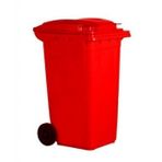 Plasticon Çöp Konteyneri 110 Lt Tekerlekli A+ Isiya Karşı Dayanıklı - Turuncu Çöp Kovası